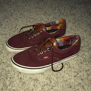 Maroon Vans Era